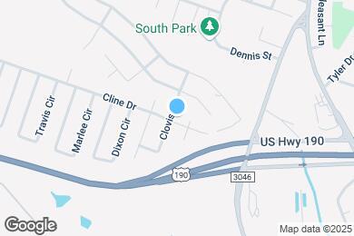 Map image of the property - 1717 Clovis Dr