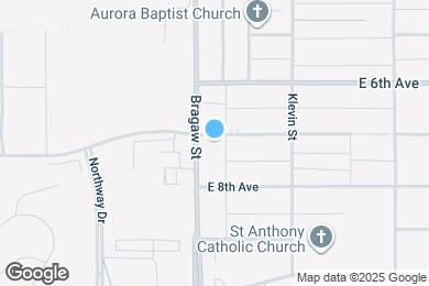 Map image of the property - 701 Bragaw St