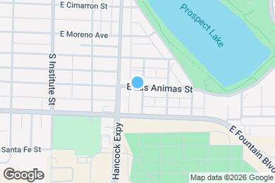Map image of the property - 1125 E Las Animas St