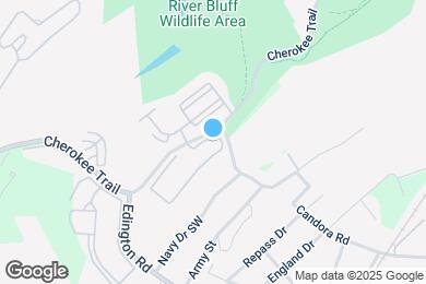 Map image of the property - 3825 Cherokee Woods Way