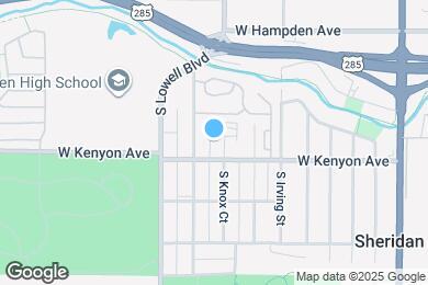 Map image of the property - 3671 S Knox Ct
