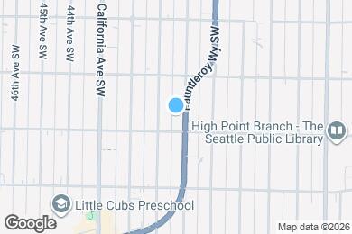 Map image of the property - 5945 Fauntleroy Way SW