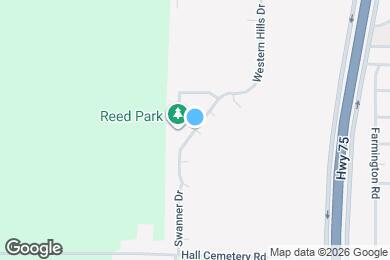 Map image of the property - 810 S Western Hls Dr
