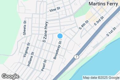 Map image of the property - 723 Broadway St