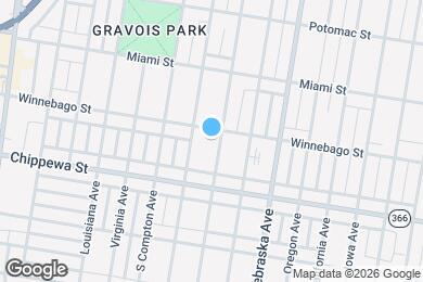 Map image of the property - 3711 Minnesota Ave