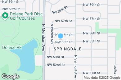 Map image of the property - 4401 Northwest 55th Street