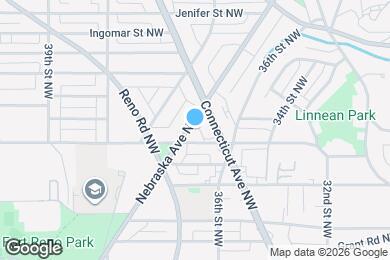 Map image of the property - 5007 Nebraska Ave NW