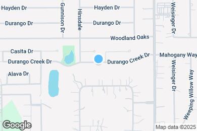 Map image of the property - 6815 Durango Creek Dr