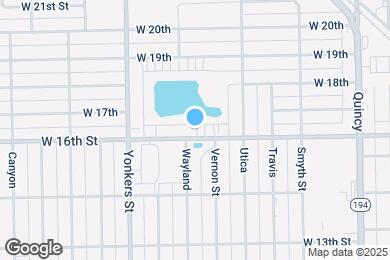 Map image of the property - 2308 W 16th St