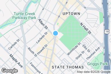 Map image of the property - 2950 McKinney Ave