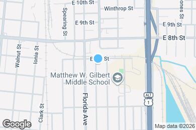 Map image of the property - 1559 Van Buren St