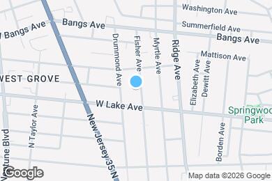 Map image of the property - 321 Fisher Ave