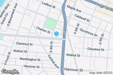 Map image of the property - 418 Pershing Ave