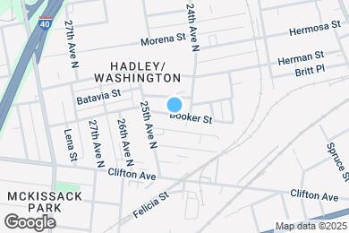 Map image of the property - 2409 Booker St