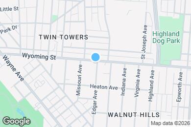 Map image of the property - 1140 Wyoming St