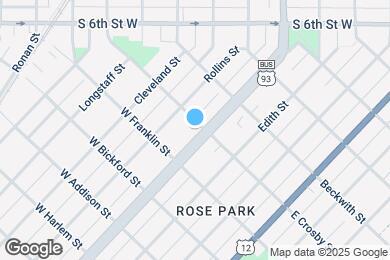 Map image of the property - 603 Stephens Ave