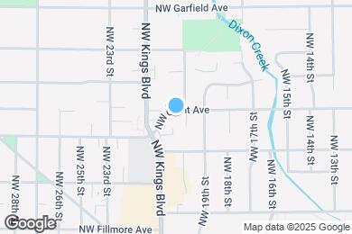 Map image of the property - 1932 NW Grant Ave