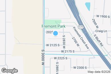 Map image of the property - 2906 W 2075 S