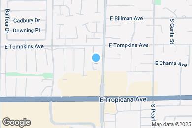 Map image of the property - 3375 E Tompkins Ave