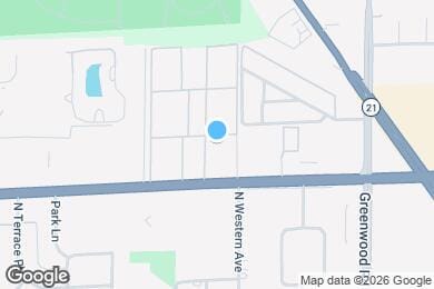 Map image of the property - 8812 Jody Ln