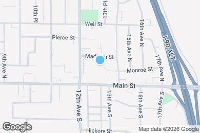 Map image of the property - 209 13th Ct