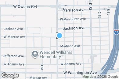 Map image of the property - 713 W Monroe Ave