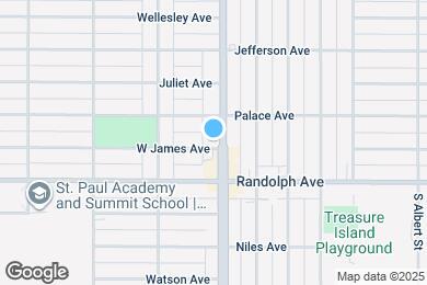 Map image of the property - 443 Snelling Ave S