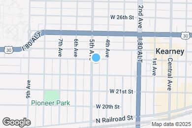 Map image of the property - 2219 5th Ave