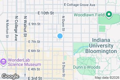 Map image of the property - 419 E 7th