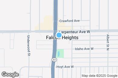 Map image of the property - Falcon Heights Town Square Apartments