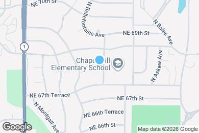 Map image of the property - 6800 N Walrond Ave