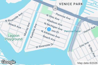 Map image of the property - 1523 N Arkansas Ave