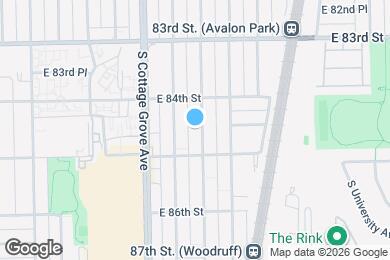Map image of the property - 8434 S Drexel Ave