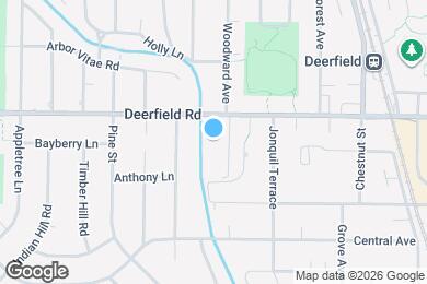 Map image of the property - 1147 Deerfield Rd