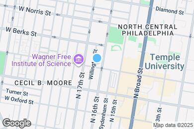 Map image of the property - 1611 W Montgomery Ave