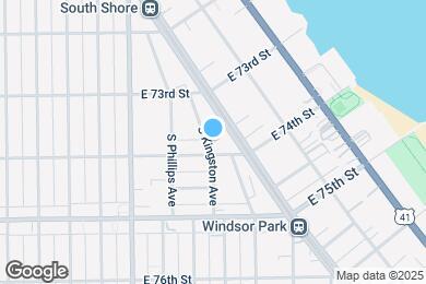 Map image of the property - 7355 S Kingston Ave