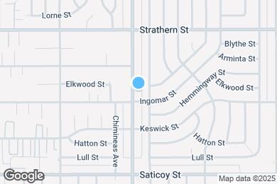 Map image of the property - 7814 1/2 Lindley Ave