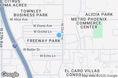 Map image of the property - 2307 W Freeway Ln