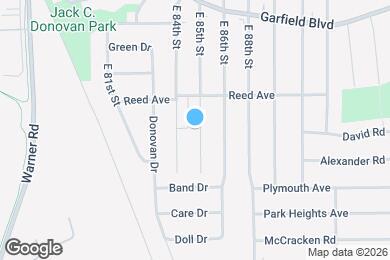 Map image of the property - 4924 E 85th St