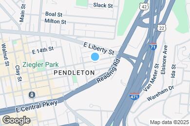 Map image of the property - 521 E 13th St