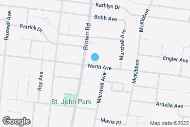 Map image of the property - 8819 North Ave