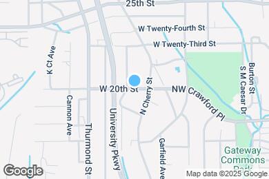 Map image of the property - 518 W 20th St