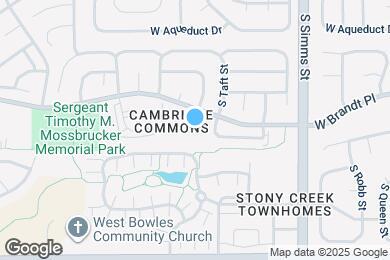 Map image of the property - 12024 W Cross Dr