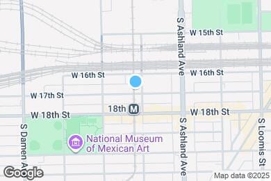 Map image of the property - 1708 W 17th St