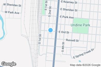 Map image of the property - 1009 S 2nd St