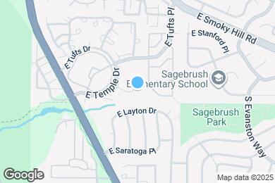 Map image of the property - 14120 E Temple Dr