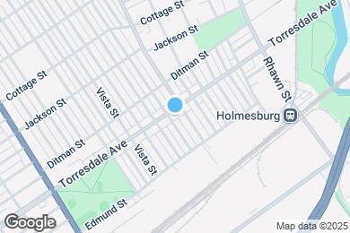 Map image of the property - 7607 Torresdale Ave