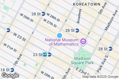 Map image of the property - 55 W 25th St