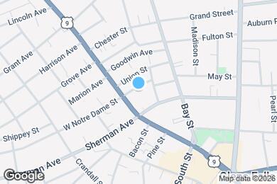 Map image of the property - 9 E Notre Dame St