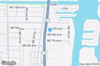 Map image of the property - 617 NE 8th Ave